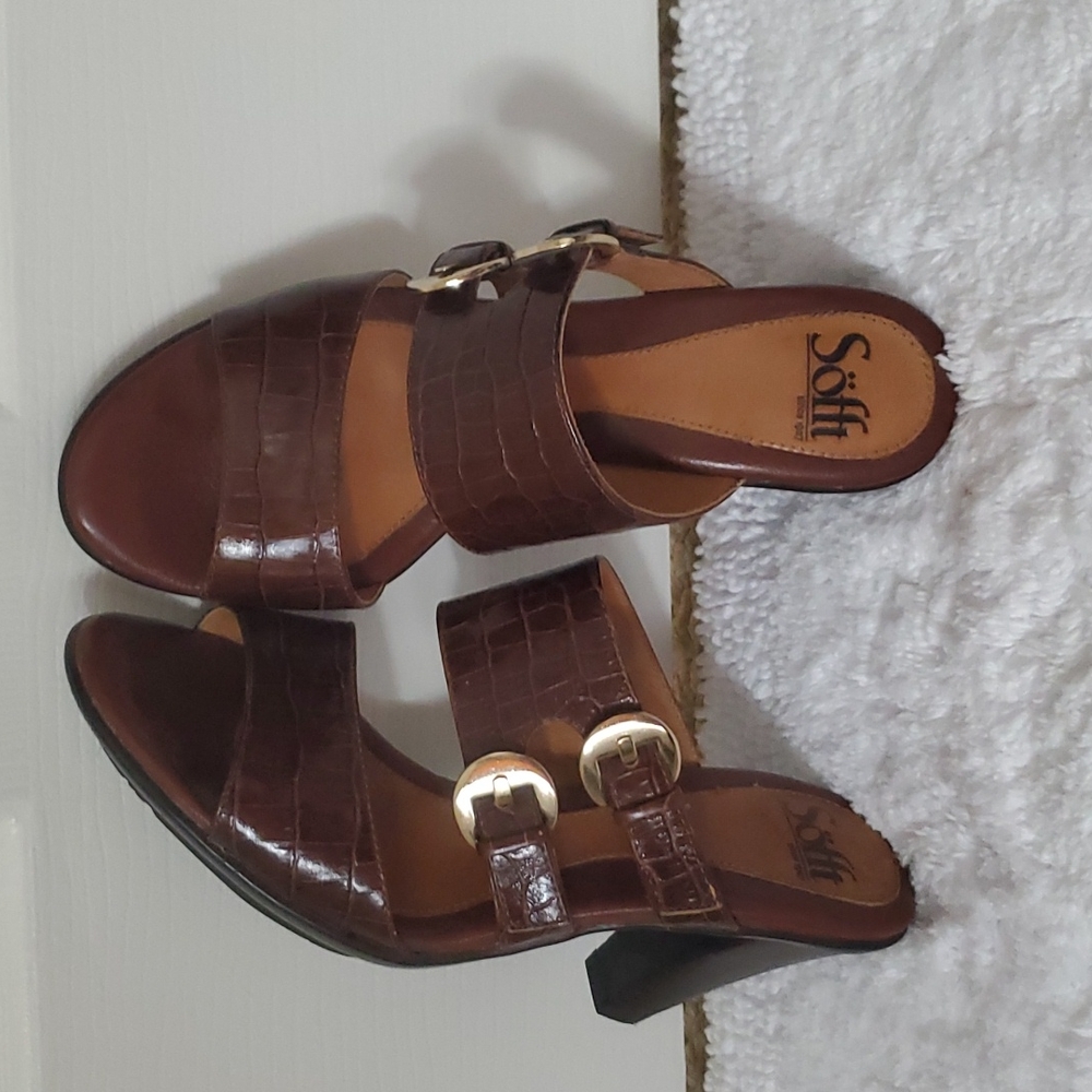 Leather Slides